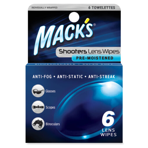 Shooters Lens Wipes (6 Wipes)