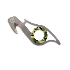 Alternative view of Growler GUTHOOK – Compact Field Dressing Knife with Finger Ring | Camo (Model GRWLER)