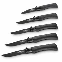 Antonini OLD BEAR – Total Black | Carbon Steel Blade | Locking Folder (XS, S, M, L, XL)