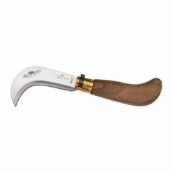 Alternative view of Antonini OLD BEAR – Pruning Knife | Walnut Wood Handle | Curved Carbon Steel Blade (S)