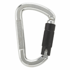 Alternative view of AustriAlpin D ASYMM – Steel 40 kN XL Carabiner with 3‑Way Auto‑Lock (Model TN35AK3)