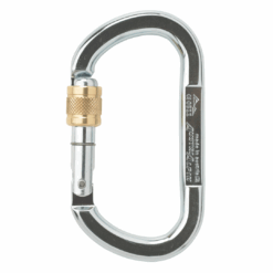 AustriAlpin ASYMM OVAL XL – Steel 38 kN Screw‑Lock Carabiner (Model TP11AK)