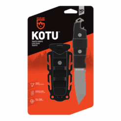 Gear Aid KOTU Tanto Survival Knife – Fixed Blade Outdoor Knife with Sheath | Black & Coyote (Models 62040 / 62045)