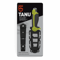 Gear Aid TANU Blunt Tip Knife + BCD Adapter – Diving Knife with Sheath | Gray & Navy Green (Models 62072, 62075)