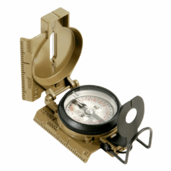Cammenga 27 Lensatic Compass – Phosphorescent Military-Grade Navigation Tool | Coyote Brown (Model 27CBCS)
